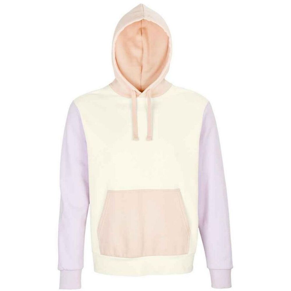SOLS Unisex Adult Collins Contrast Hoodie / Off White